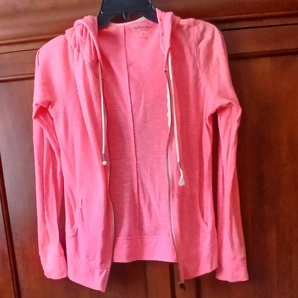 🧡🌼🩷Pink/Orange Zip-Up Hoodie🩷🌼🧡 - Picture 5 of 7